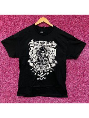 Sons of Anarchy Fear the Reaper Graphic T-Shirt Large